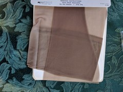 Vintage Thigh High Stockings Seamless 1pr Nylons Mist Tone 10-1/2 #7