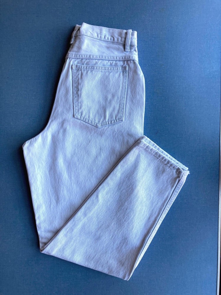 Vintage 80s Light Wash Tapered Jeans, XS, 27″ Waist