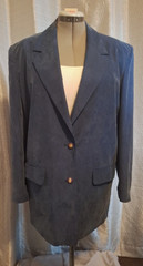 VINTAGE Lined Silk Blazer sz 12 by PACIFIC SILK & STUDIO CLOTHING CO.