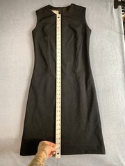 Vintage 60s/70s Black Chiffon Party Cocktail Dress Sz 6 Union Made – USA