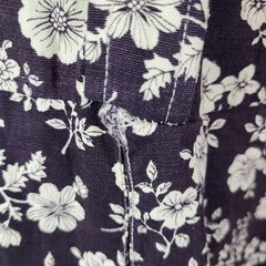 Vintage Coastal Cottagecore 70s Nantucket Sportswear Floral Print Long Sleeve Bu