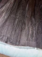 Vintage 1930s Black Twill Elegant Formal Evening Gown Size Small As Is