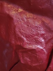 VINTAGE 1970S 1980S BERMAN’s LEATHER JACKET Red Real Leather,Cropped, Excellent