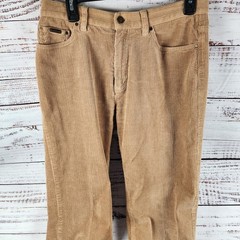 Vintage Lauren Jeans Co Ralph Lauren Corduroy Pants 8 Straight Leg Tan