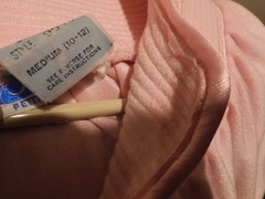 EVELYN PEARSON VINTAGE DACRON POLYESTER SNAP LOUNGE ROBE PINK M 10-12 PETITE