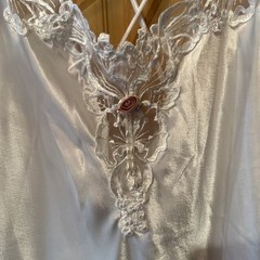 Vintage 80’s California Miss Dynasty Satin Camisole Nightgown Lingerie Sz 1X