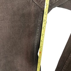 Vtg Levis 550 Relaxed Fit Tapered Leg Brown Jeans Womens 3 Med Made in USA 1996