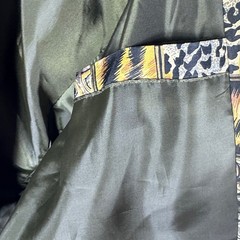 Vintage bold animal prints bomber jacket M