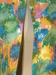 Vintage Abstract Watercolor SS Blazer Anne Crimmins for Umi Collections 10