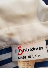 Sears Vintage 1970s The Shirtdress Longsleeve Blue Secretary Sz 10