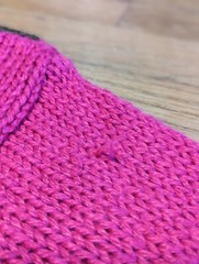 Vtg JJ Fargo Pink Textured Sweater – Women’s MEDIUM – Tassel Shoulder Pad Korea