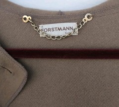 Vintage Forstmann Fabrics Hood Cape Coat One Size Fits Most Vintage Heavy Cloak