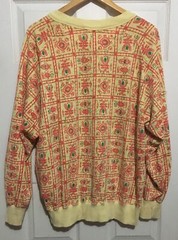 Vintage Sweatshirt Women’s Medium Forenza Southwestern Beetle Midwestern Native
