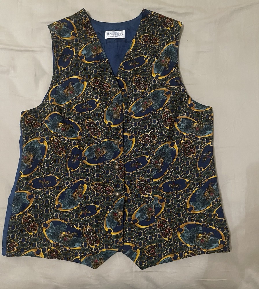 Vintage Sophisticates By Pendleton Vest Plus 16W Womens
