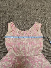 Vintage Formal Beaded Dress PINK Rose Gold Lurex Brocade Long Party 60s sz XS