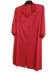 Vintage Vanity Fair 3 Piece Sleepwear Set Red Size Small Based On Measurements