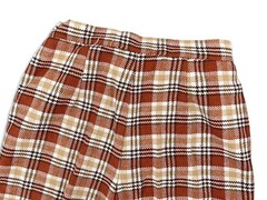 1970s Womens High Waisted Bell Bottom Pants Rust Orange Hippie Boho 27×28