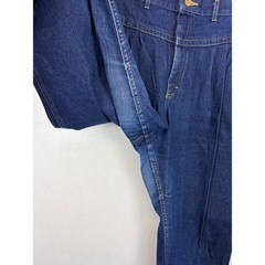 Vintage Lee Bareback Pleated Jeans High Rise 16 Long 31×31.5 Tapered Mom Relaxed