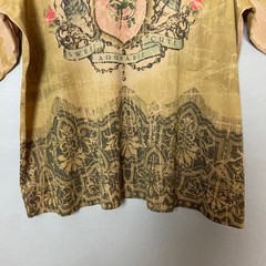 Venezia Angel Teams Shirt Long Sleeve Women Plus Size 22/24 Cherub Print Retro