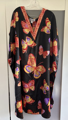Vintage Anthony Richards Bright Butterfly Nightgown House Dress Size 2X MooMoo