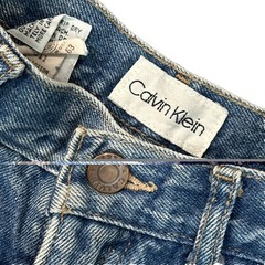 Vintage 80s Calvin Klein Mom Jeans 24×30 Union Stamp Label USA Made High Waist
