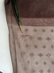 Vintage NOS Berkshire “No Trump” Demi Toe Stockings Size 11M Brazil Dark Brown