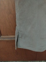 Vintage Corduroy Vest,”Paula Saker”Size12,Wood Buttons w/2 Lower Front Pockets