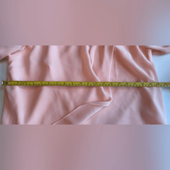 Patra Formal Party Dress Womens Sz 14 Peach Vintage 80’s Rhinestone Patch Union