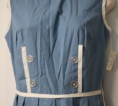 Vintage 1960s Workers Union COHAMA SPORTSET Poplin Sleeveless Dress 12 (NWT)
