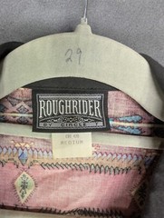 Roughrider 2 Piece Jacket & Crinkle Skirt Womens M Southwest Design USA Vintage