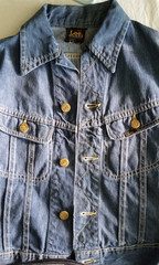 XS Woman’s OR Large Youth True Vintage 60s Lee Riders Sanforized Denim Jacket