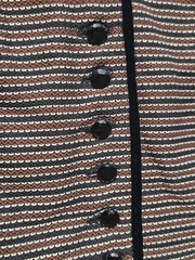Vintage 1940s Striped Skirt Suit Set
