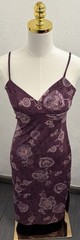 Vintage 90s La Belle Floral Paisley Pattern Midi Dress Size Medium Babydoll