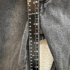 Vintage Wrangler Grey Black Relaxed Straight Leg Jeans 4 6 26 27 Tall Long
