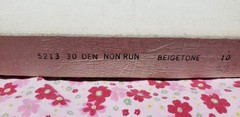 3 Pair Vintage First Quality Non Run Seamed Nylon Stockings Size 10 32 Inches
