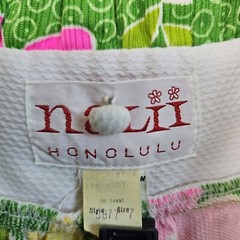 Vintage 60s Nalii Honolulu XXS Bright Day Glow Neon Mod Flower Hawaii Pinup Tiki