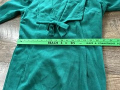 Vintage 1960’s Dress Women’s Green Long Sleeve Winter Carol Craig Wool Shift Day