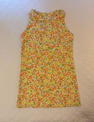 Vintage 60s Mod Daisy Floral Mini Shift Dress – very lovely!