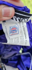 Vintage 1980s Zum Zum Prom Dress Purple Satin Drop Waist Ruffle Party Dress Smal