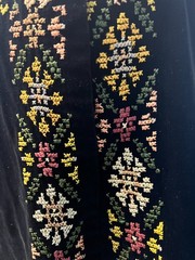 Antique velvet jacket. Ukraine, 1900-1940.