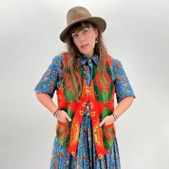 Vintage RARE Pendleton Southwestern Wool Vest | Size S Unisex OR M-XL Women’s