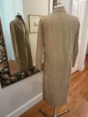 Vintage Nat Kaplan 1970’s ultra suede dress – medium Tan – Halston Style!!