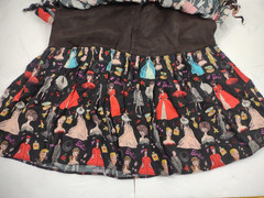 Vtg Barbie Fabric 90s Nicole Miller Original Girls 6x Dress tagged (A13)