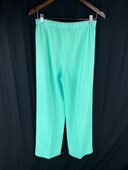 60s 70s Unisex Disco Hippie Wide Leg Bell Bottom Relaxed Fit Pants Bright Green