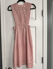 Vintage Candy Striper Uniform Apron Dress Size 6 X-Small Nurse USA FREE SHIPPING