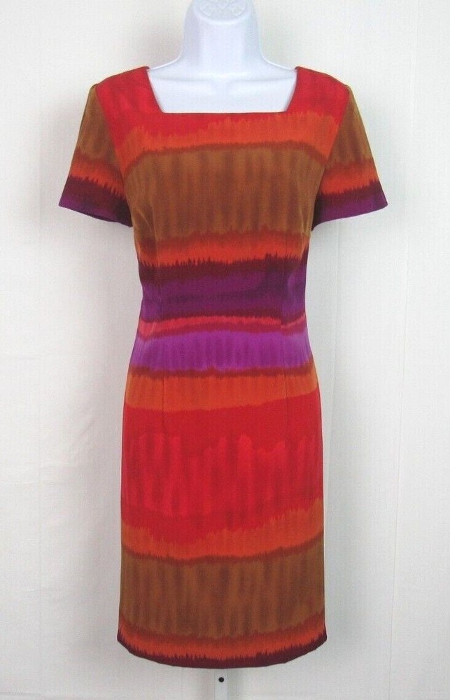 DRESS VTG 1960s 70s MOD DRESS BYER STUDIO OF CALIFORNIA SIZE 10