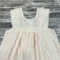 Vintage Lily of France Sleepwear Babydoll Dress Womens M Pink Coquette Lingerie