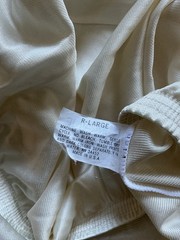 Vintage Lorraine Ivory Lace Sheer Silky Nylon Short Sissy Bloomers Large