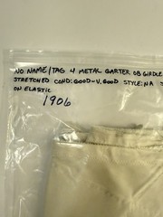 Vintage Open Bottom Girdle 4 Garters No Tag See Measurements Lingerie