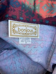 NWT Vintage Bonjour 1980s Aztec Wrap Skirt Women’s Southwest Size 12 Boho Chic